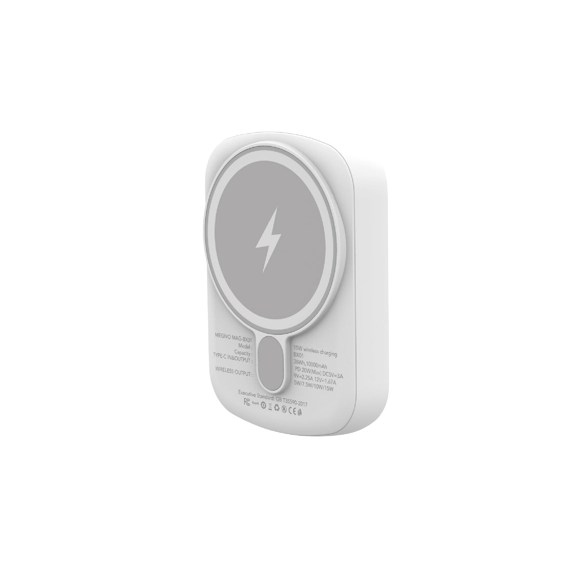 Mag-BX01 10,000mAh 38Wh Magnetic Wireless Power Bank