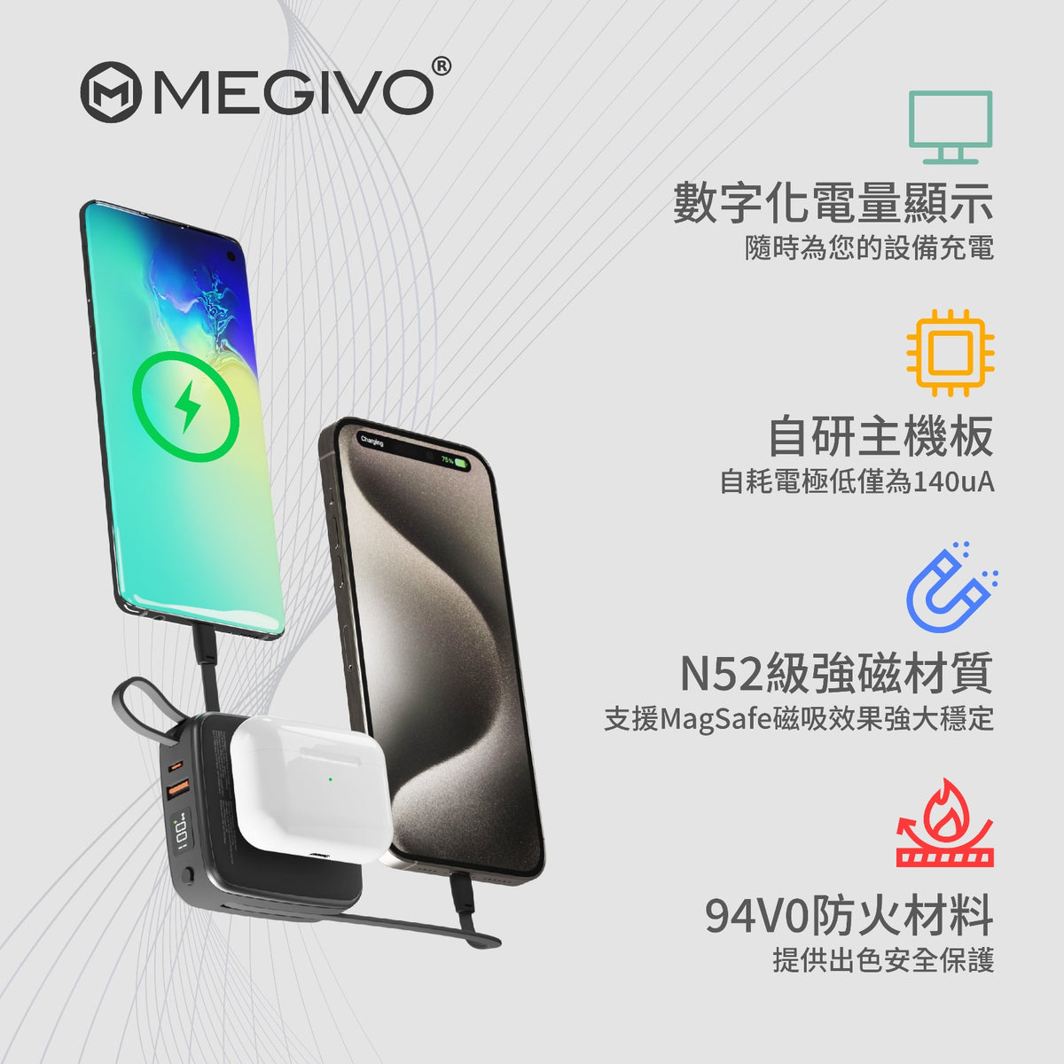 Pocket Nano 10,000mAh 38.5Wh Multi-Functional Tiny Power Bank