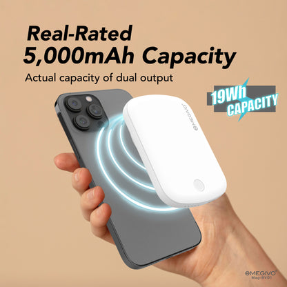 Mag-BV01 Ultra-Thin 5,000mAh 19Wh Magnetic Wireless Power Bank