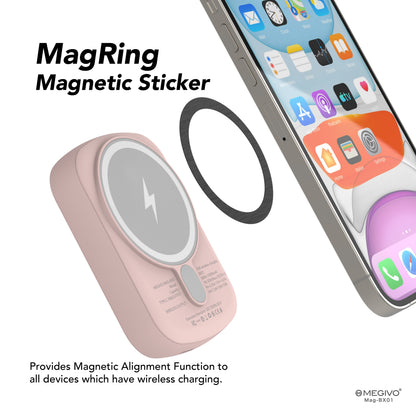 Mag-BX01 10,000mAh 38Wh Magnetic Wireless Power Bank