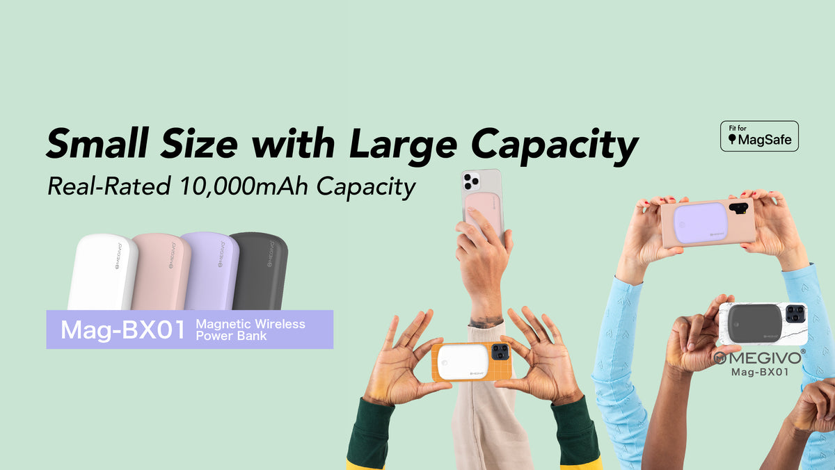 Mag-BX01 10,000mAh 38Wh Magnetic Wireless Power Bank