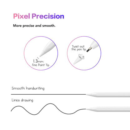 Smart Pencil 2.0 For iPad 主動式磁吸充電觸控筆