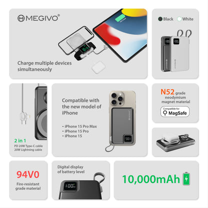 One for All OFA-01 10,000mAh 38.5Wh Magnetic Wireless Charger