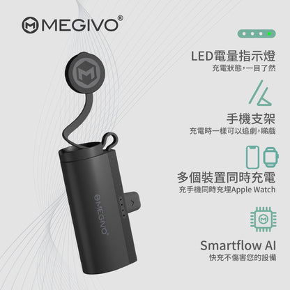 Zap ToGo 5,000mAh 18.5Wh Multi-Functional Tiny Power Bank
